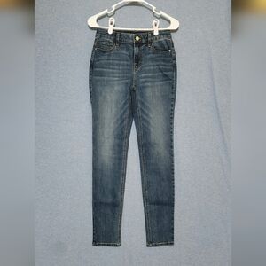 White House Black Market Dark Blue Skinny Jeans. Size 0 Reg